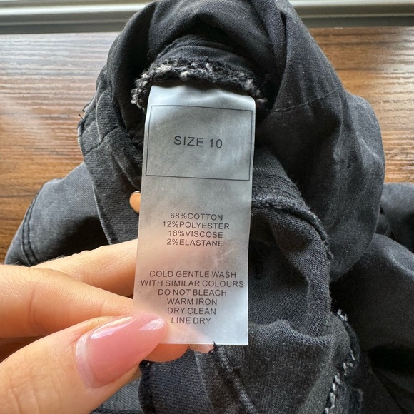 Manière De Voir 
CONTOUR SEAM DETAIL SKINNY JEANS - WASHED
BLACK - Picture 5 of 9